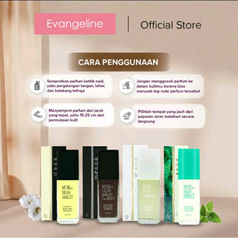 [MUSK by LILIAN ASHLEY] EAU DE TOILETTE/ PARFUME MUSK by LILIAN ASHLEY/ PEWANGI