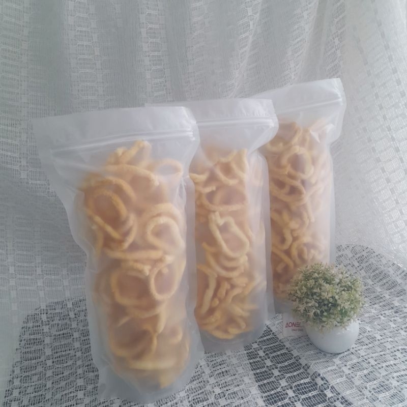 

Kelanting Singkong Getuk 250g (asin, gurih, renyah)