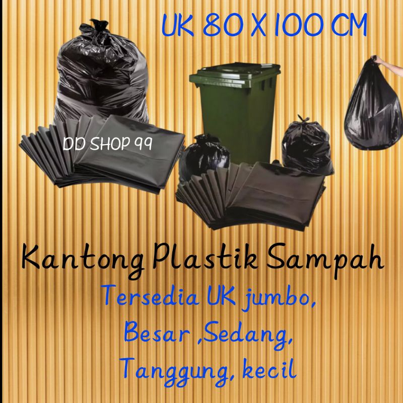 Plastik Sampah Uk 80X100/Kantong Plastik Sampah/kantong sampah