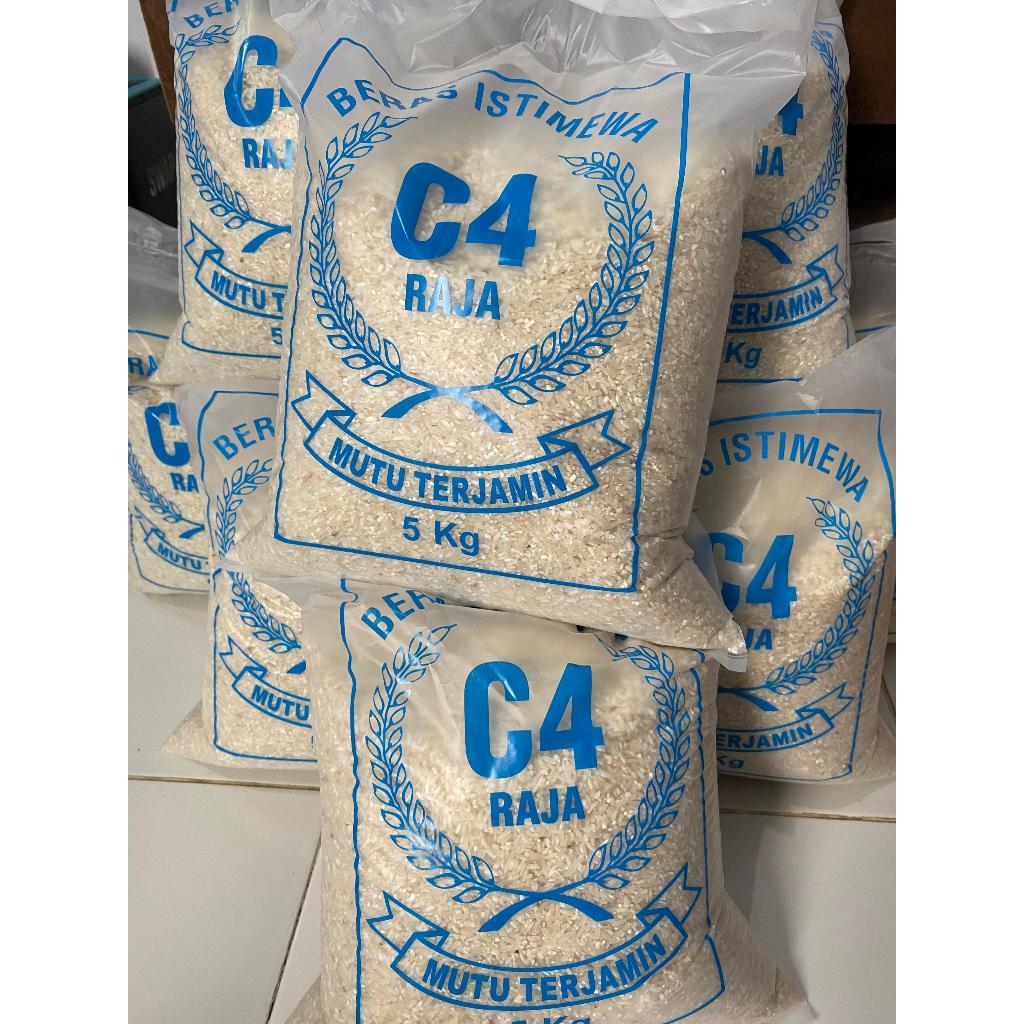 

Beras Murah Ramos Cianjur C4 Raja 5 Kg (BERAS PULEN TERLARIS READY STOK) FREE POUCH