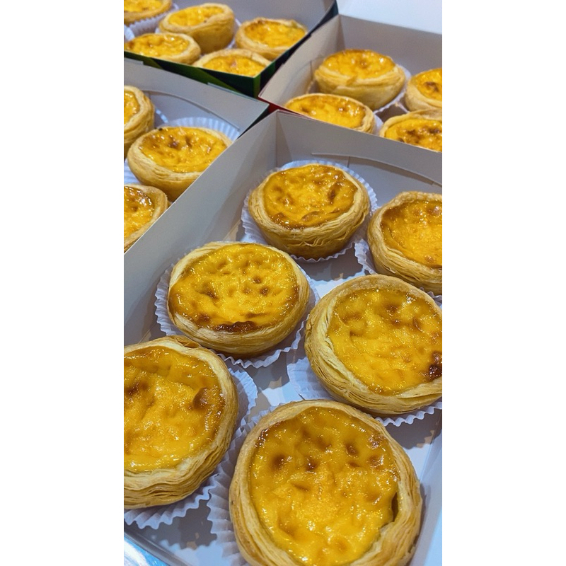 

Eggtart giovanni cakes dengan kulit pastry yang crispy,isi yang creamy,legit, manis nya pas