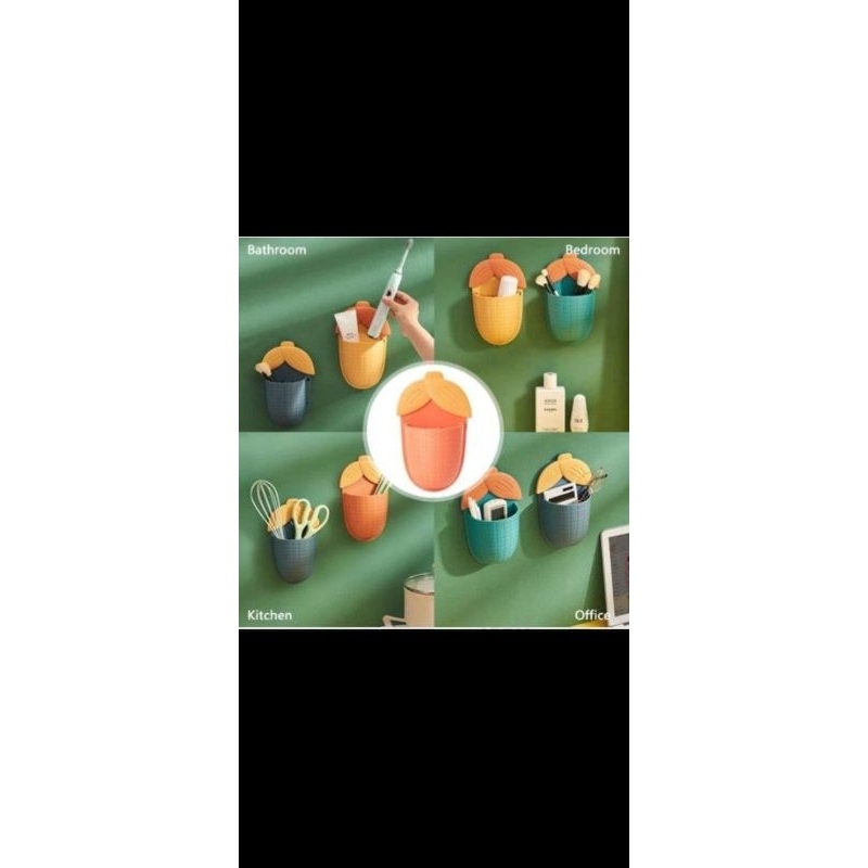 rak gantung tempel dinding/tempat sikat gigi odol model jagung