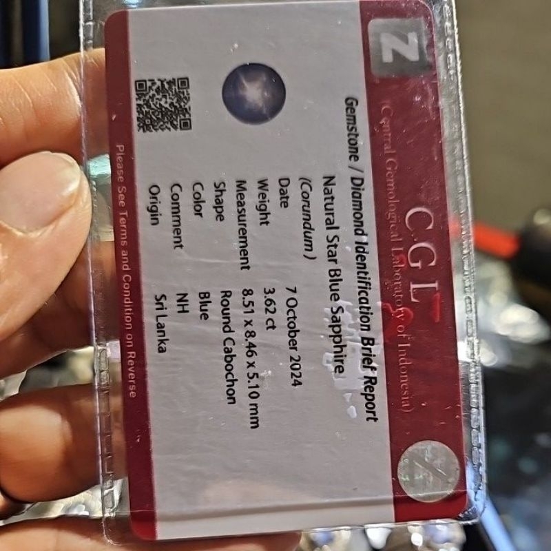 natural blue star sappbire ceylon