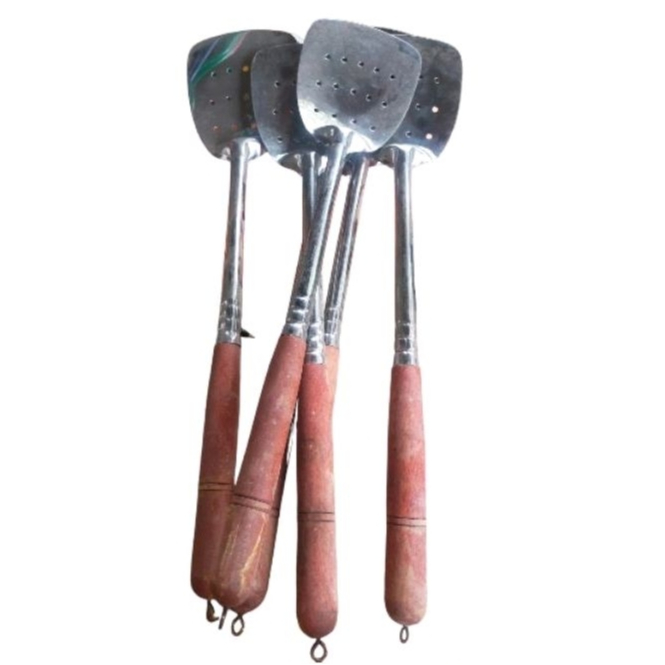 Spatula Gagang Kayu Berlubang Sotil Gagang Kayu Sutil Gagang Kayu Sutil OK