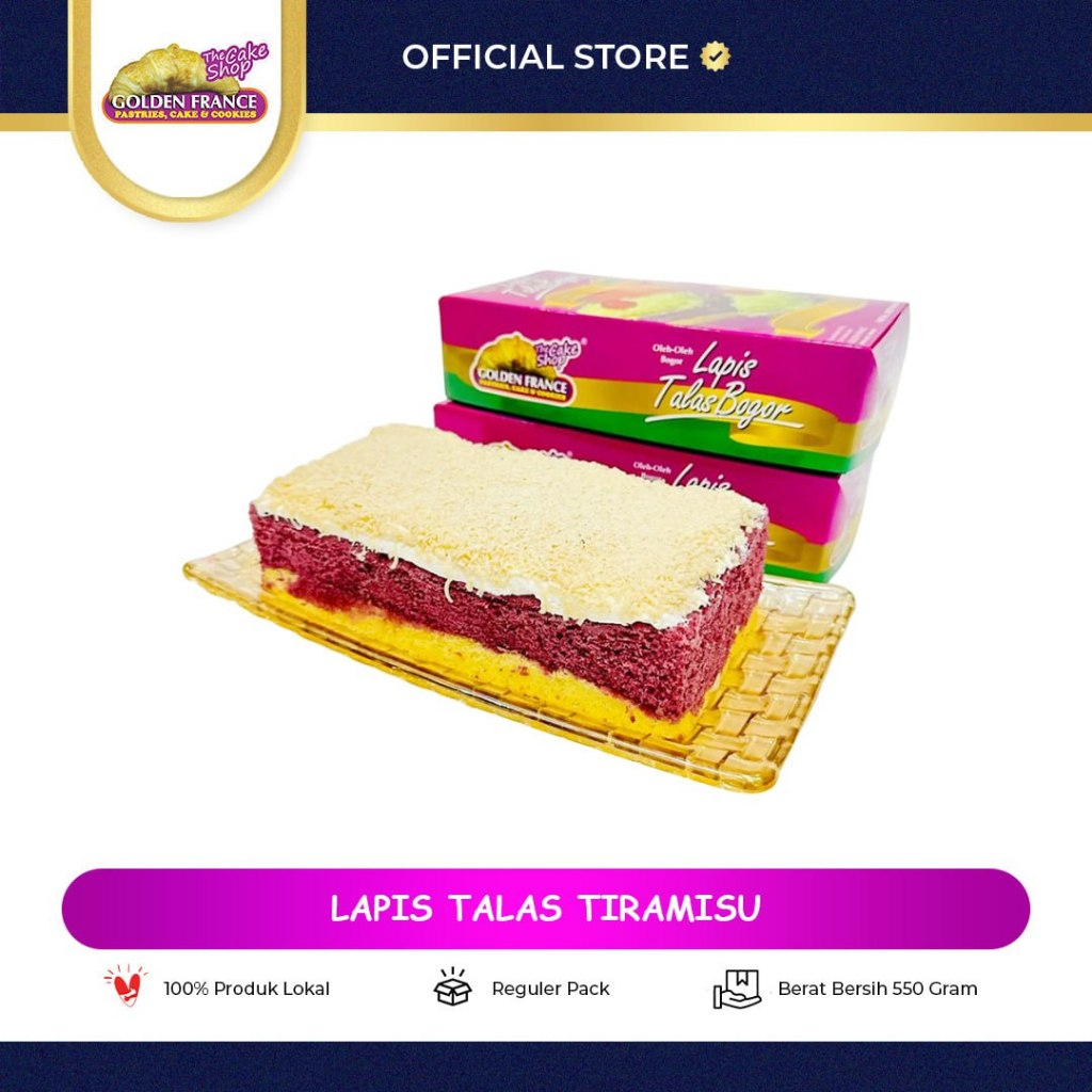 

LAPIS TALAS BOGOR TIRAMISU (470GRAM) GOLDEN FRANCE