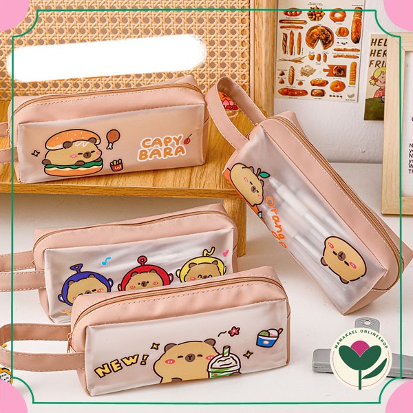 

Kotak pensil capybara doff tempat pensil lucu cute MK1830