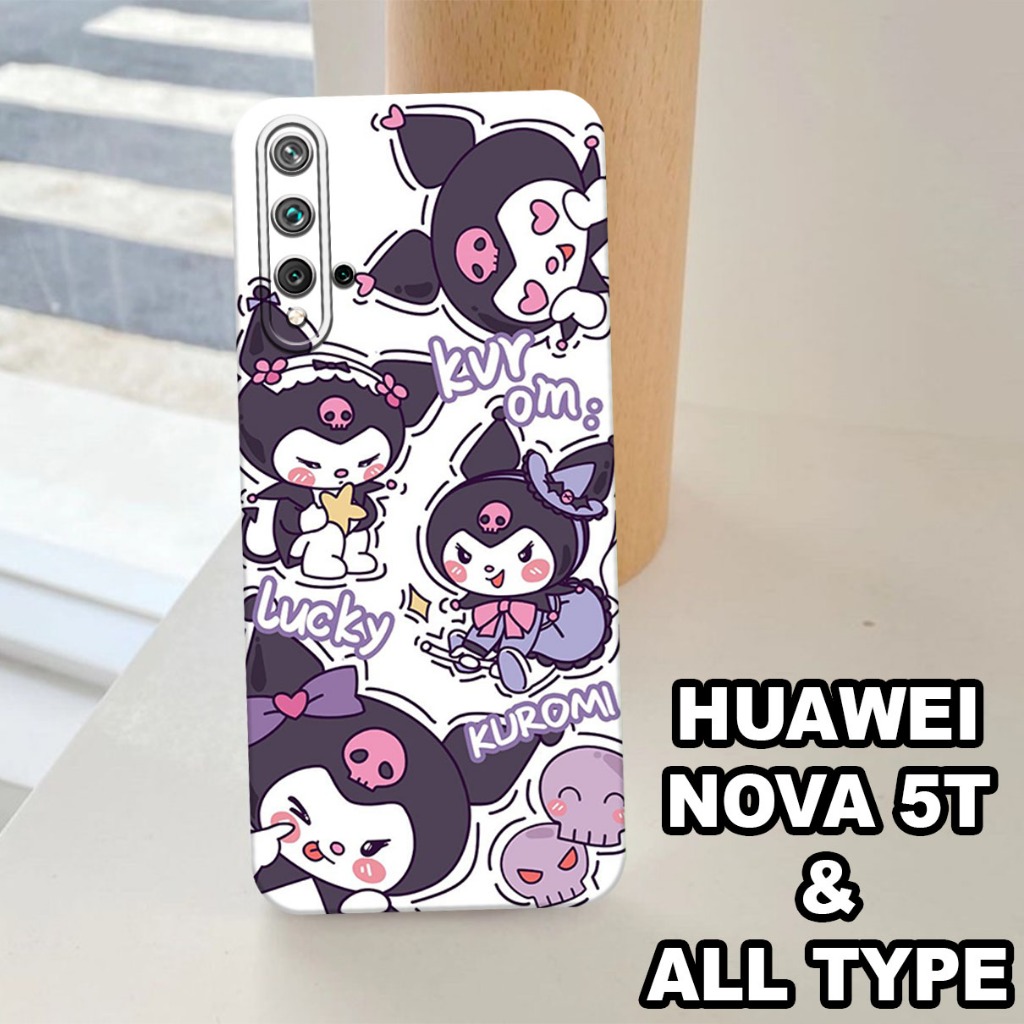 G7 - Silikon HUAWEI NOVA 5T - Softcase pro camera HUAWEI NOVA 5T - Motif CEWEK - Bahan  Karet Lentur