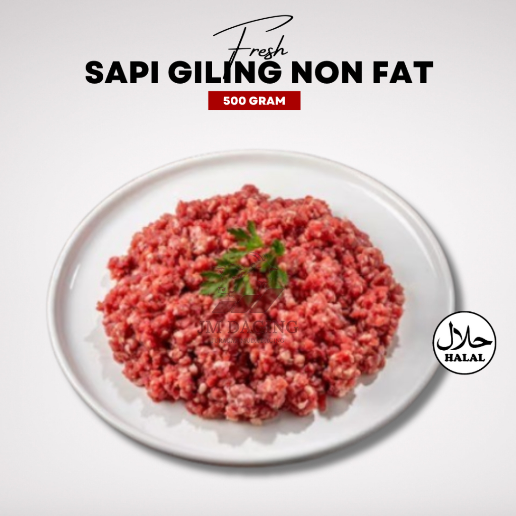 

Daging Giling Sapi Ground Beef Tanpa Lemak Halal 500gr Tangerang