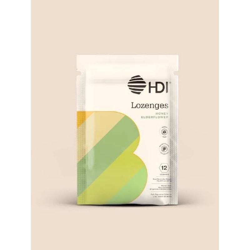 

lozenges honey elderflower pereda tenggorokan ORI!