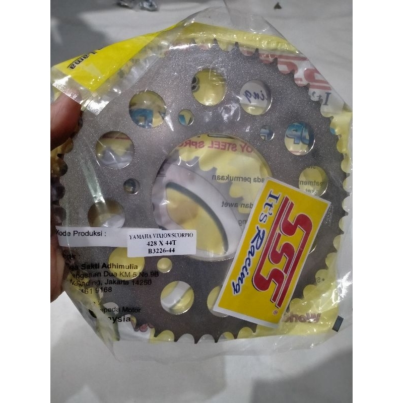 gear sss Scorpio Vixion Byson 428- 44 t