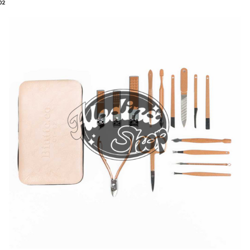 Paket Lengkap Peralatan Manicure Padicure Gunting Kuku Nail Art Material Stainless Steel Warna Pink