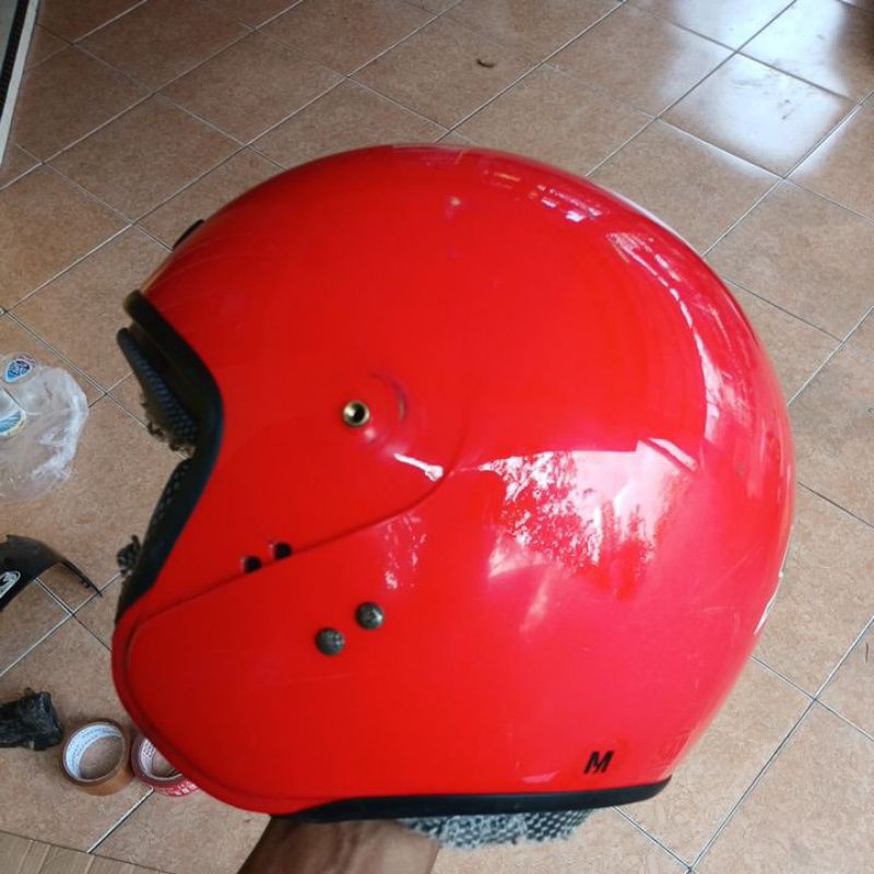 batok helm helm ink batman ink malang original utuh bahan ganti spon aja