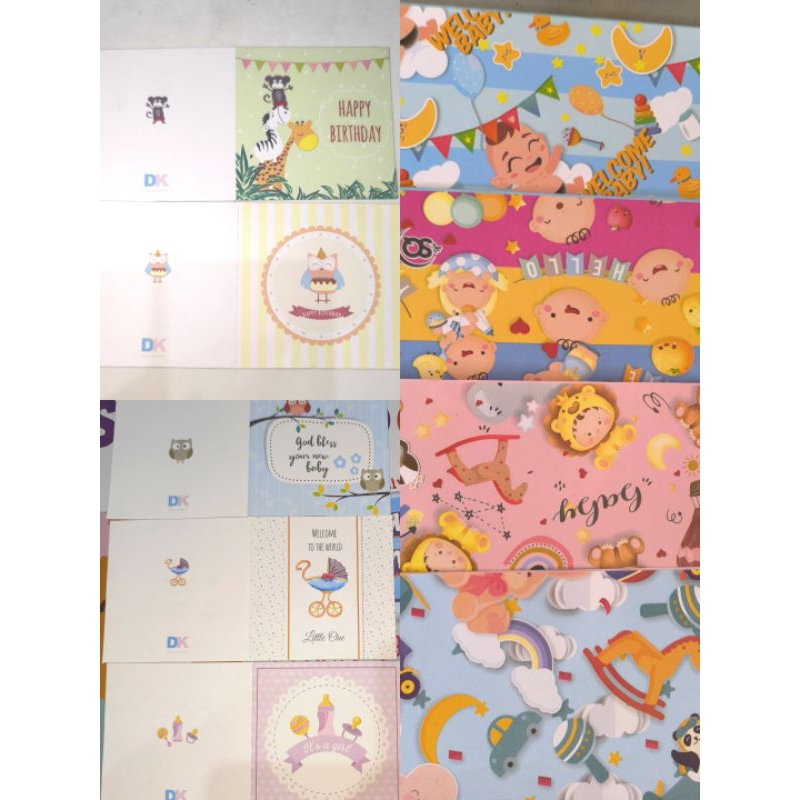 

Kertas Kado / Kartu Ucapan Bungkus Kado Boy/Girl/Dewasa