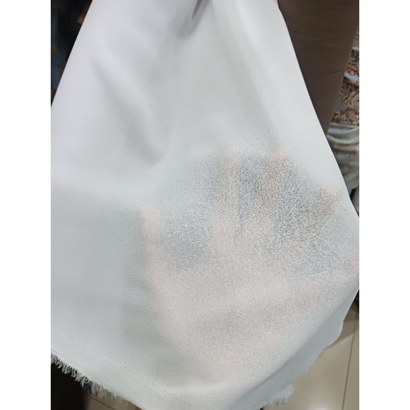 kain sifon kain shifon untuk saringan tahu, saringan yogurt lebar 1,50m(per 0,5m)