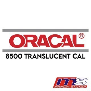 ORACAL 8500 - 010 White Translucent Cal Stiker Neon Box Reklame Backlit [1 ROLL]