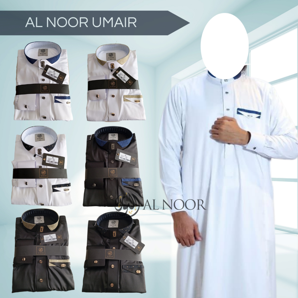 Jubah Saudi | Gamis Pria | Al Noor Model Umair - Pusat Grosir Al Noor