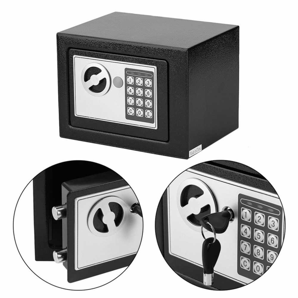 E.HOME Brankas Mini Brankas Uang Brankas Besi Brankas Tahan Api kualitas terbaik password kode led