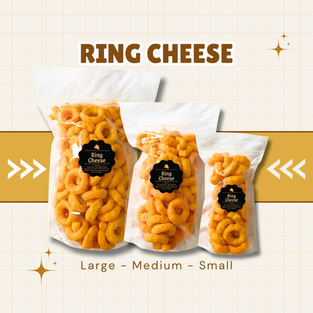

[DELISH SNACKS] Ring Cheese / Snack Cemilan Camilan Jajanan Keju Gurih Asin