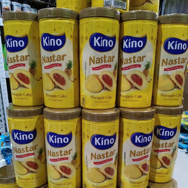 

KINO NASTAR pineapple Cake 140g (isi 20pcs @7g)