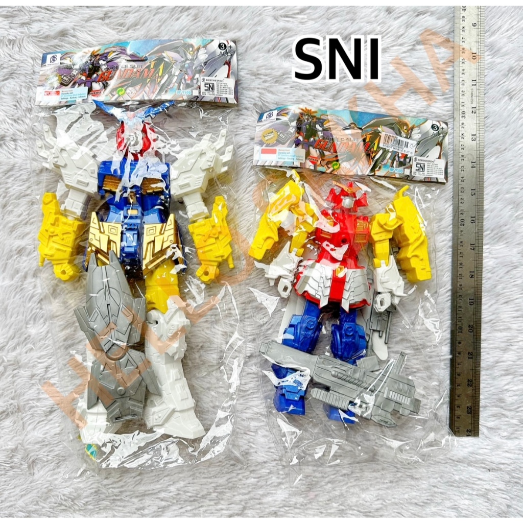MAINAN BP 9500 DAN 9501 MOBILE SUIT GUNDAM WING W ROBOT ROBOTAN SUPERHERO