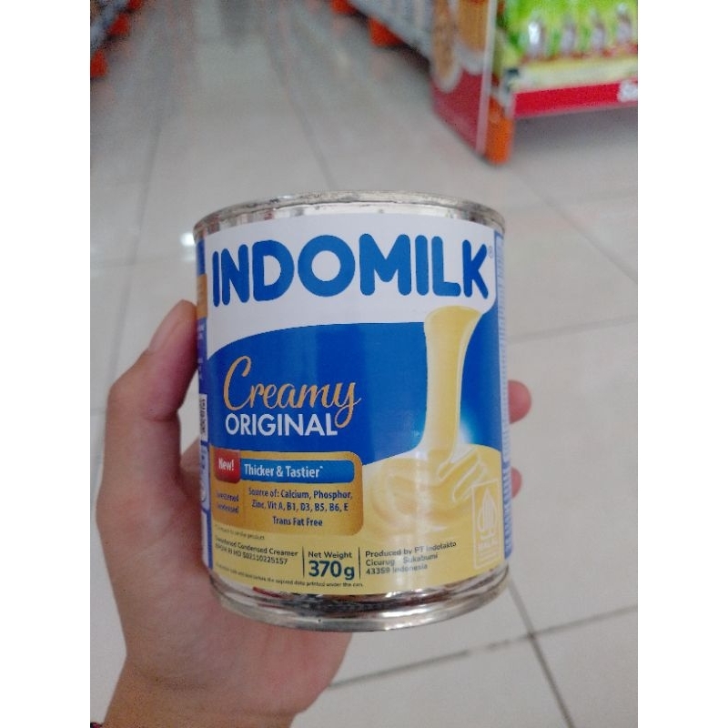 

Indomilk creamy original kemasan kaleng 370gr