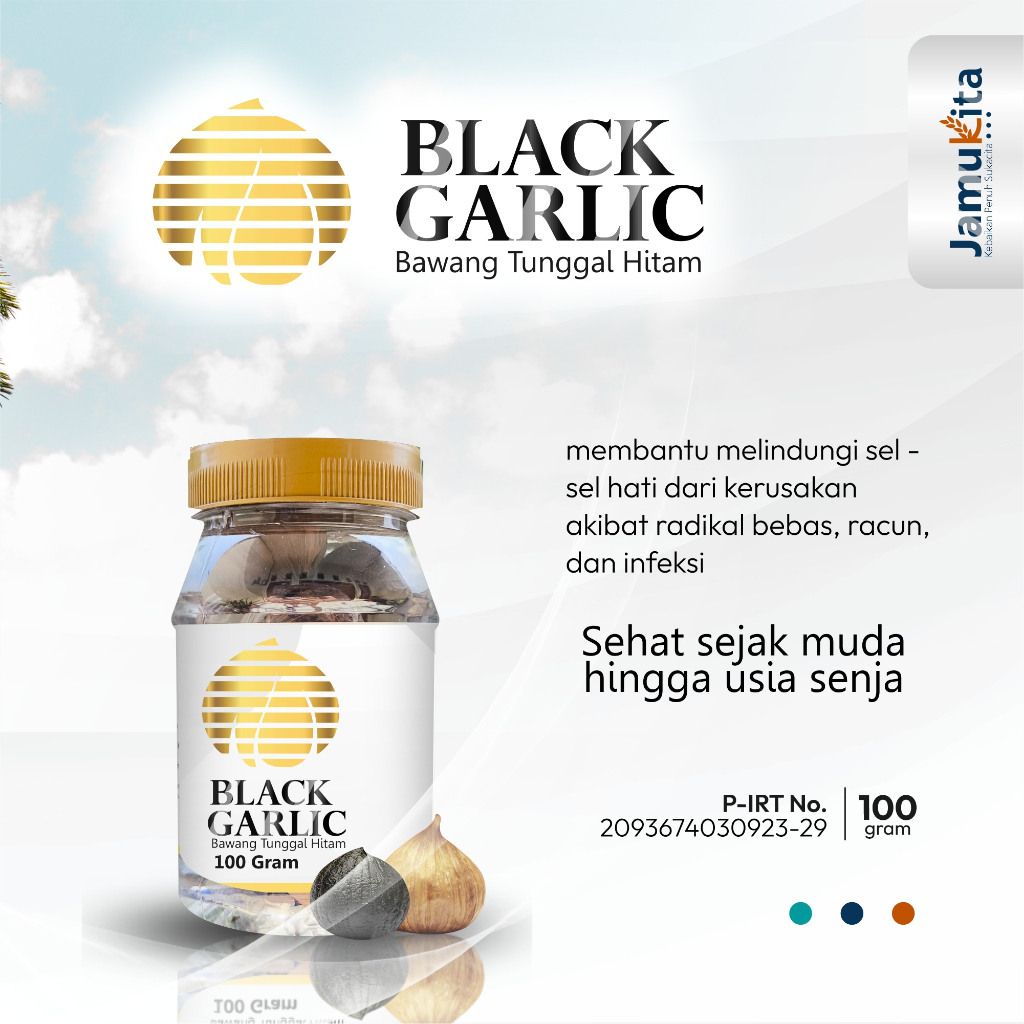 

Black Garlic Bawang Lanang Hitam 100gram Jamukita