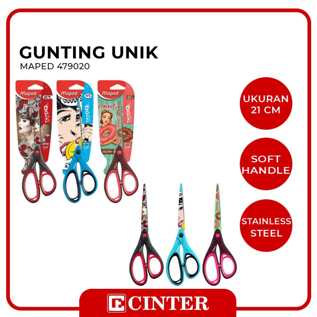

MAPED - Gunting New Tatoo Deco 21 CM 479020