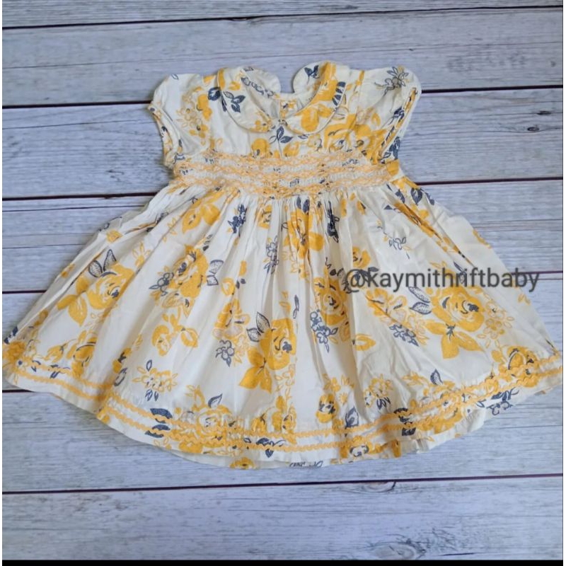 smocked dress next baby
