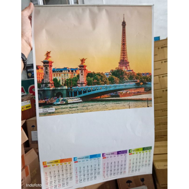 

Kalender tahun 2025 (32cm×49cm) (kilat)/Motif sesuai stok tersedia