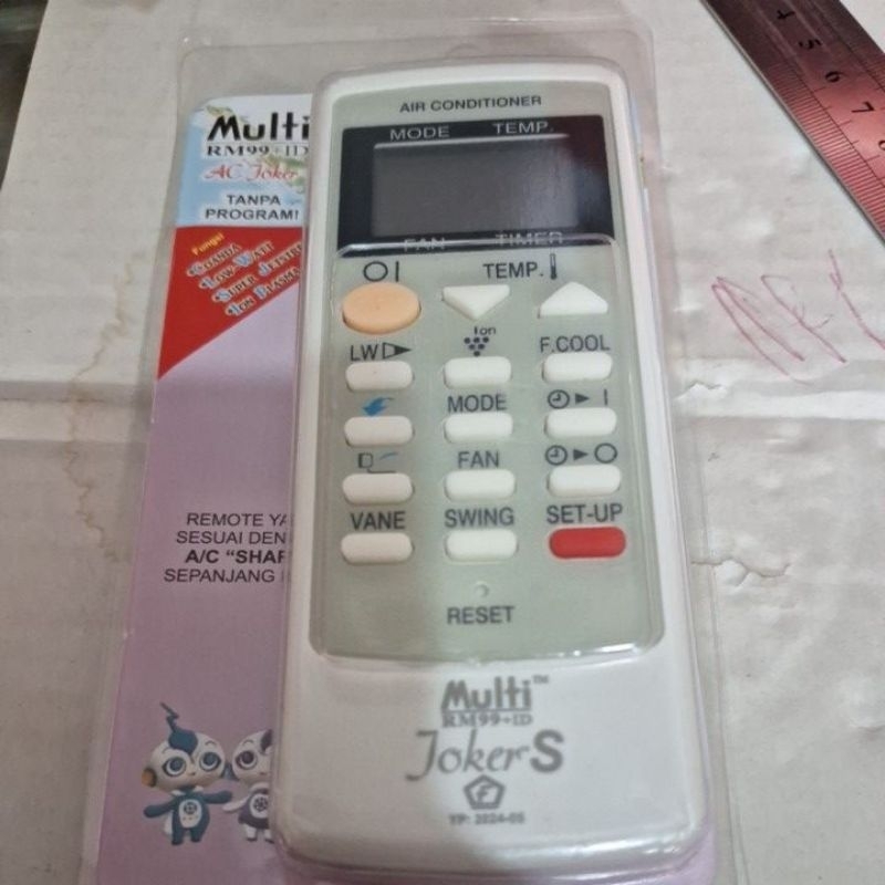 Remot Ac joker Sharp