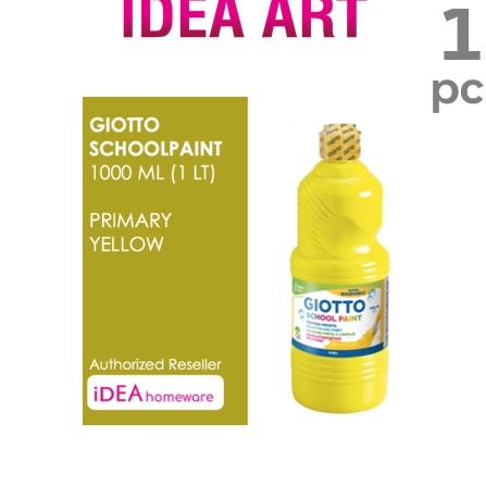 

Hematku Giotto School Paint Primary Yellow 1 ml Cat Air Poster Lukis Warna Kuning 1 Liter