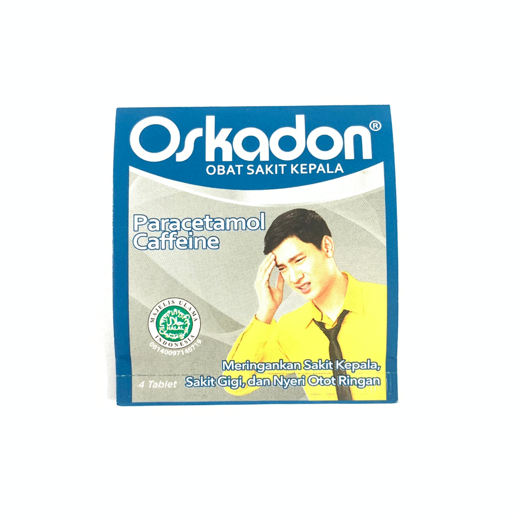 OSKADON Tablet - Obat Sakit Kepala, Sakit Gigi, Nyeri Otot Ringan