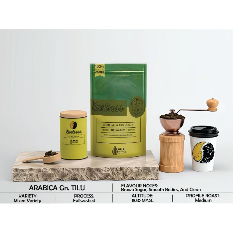 

Kopi Arabika Single Origin Gn. Tilu Fullwashed 100 Gram