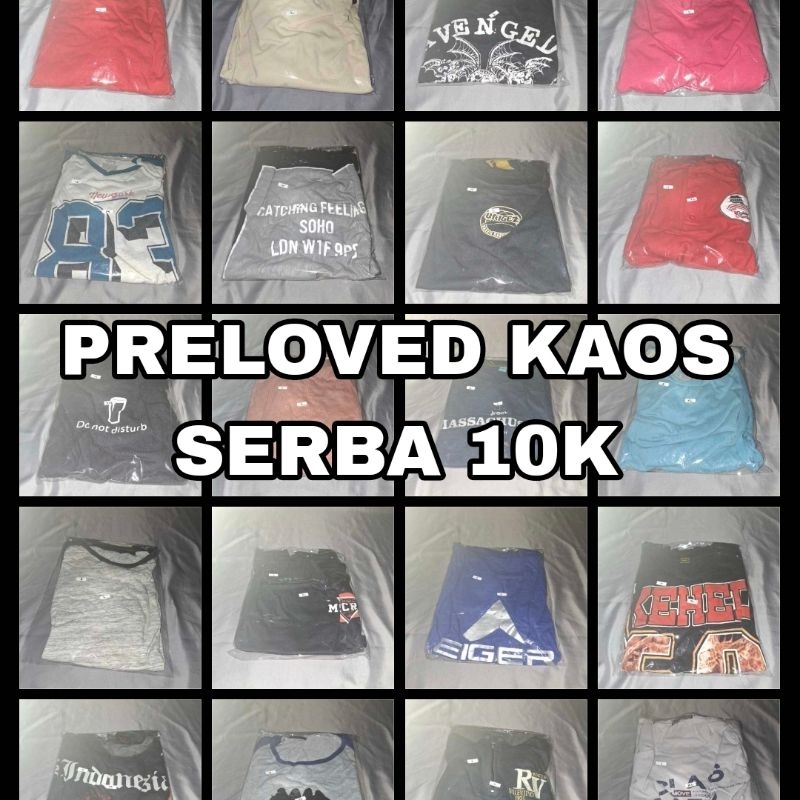 preloved kaos serba 10 ribu