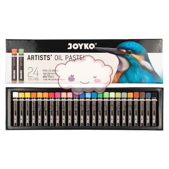 

Terkini Crayon Artists Oil Pastel Krayon Minyak Joyko OP24ART 24 Warna Colors