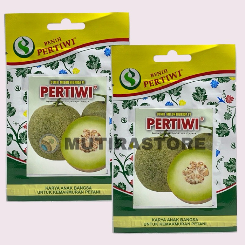 Benih Melon Hibrida PERTIWI F1 Isi 15 Butir Benih Pertiwi