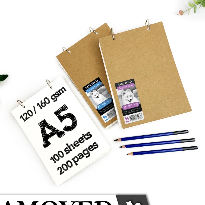 

Spesial Buku Gambar Sketsa Drawing Sketch Book Pad Sketchbook Sketcad A5 12 16 gsm Samoyed SKTBNZA5