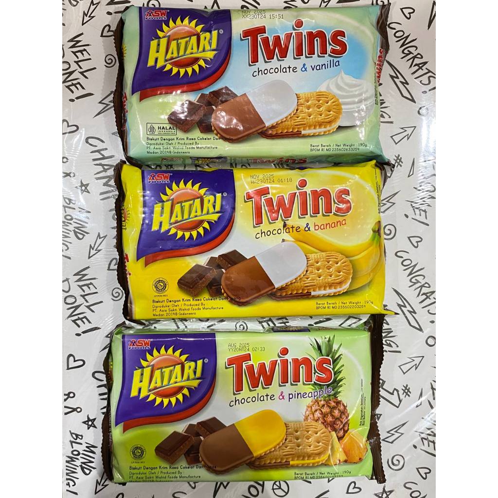 

Hatari Twins Biskuit Aneka Varian 190g