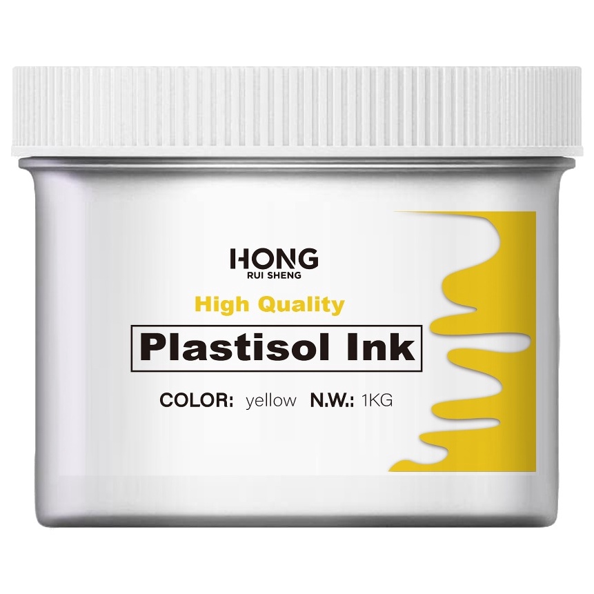 

KP8 Hongruisheng plastisol kuning 1KG daya penutup yang kuat warna cerah