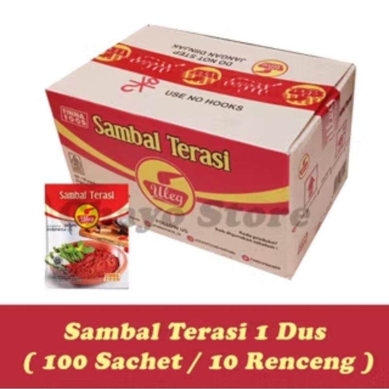 

sambel terasi 1 dus 100 pcs