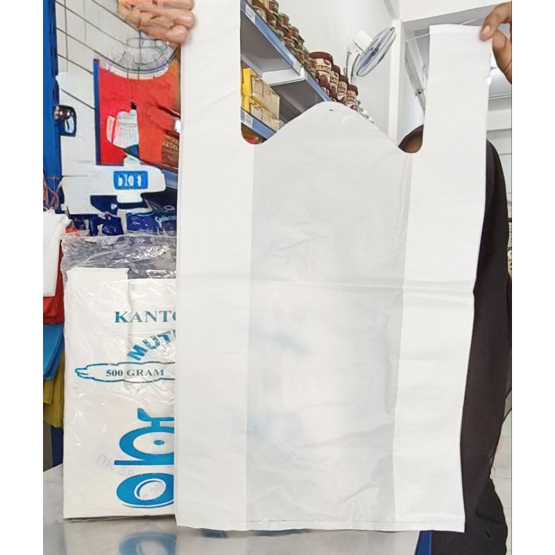 Kantong Plastik 5kg Putih susu isi ±40pcs/Kantong plastik 28cm putih susu/Asoy Putih susu 5kg/Kanton
