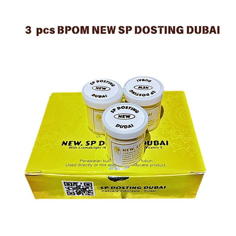 ( BPOM ) Paket 2/3/4/5 New SP Dosting Dubai Cream Booster Whitening