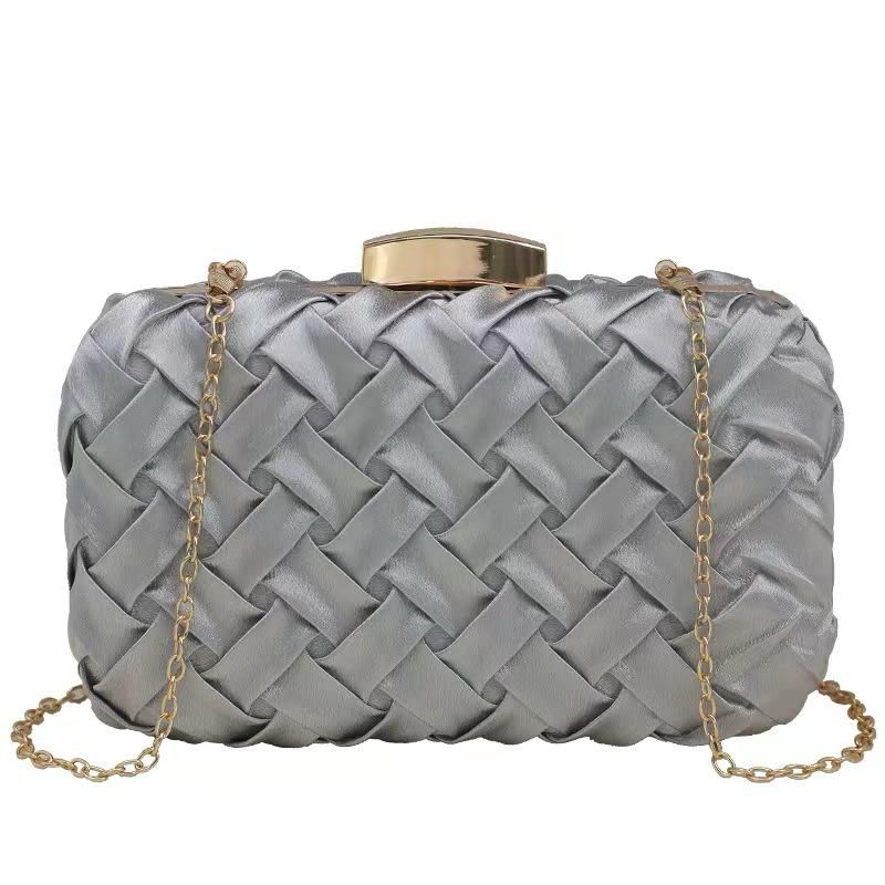 LADY BAGS2070 Tas Pesta Wanita Import Clutch Kondangan Mewah Elegan Satin