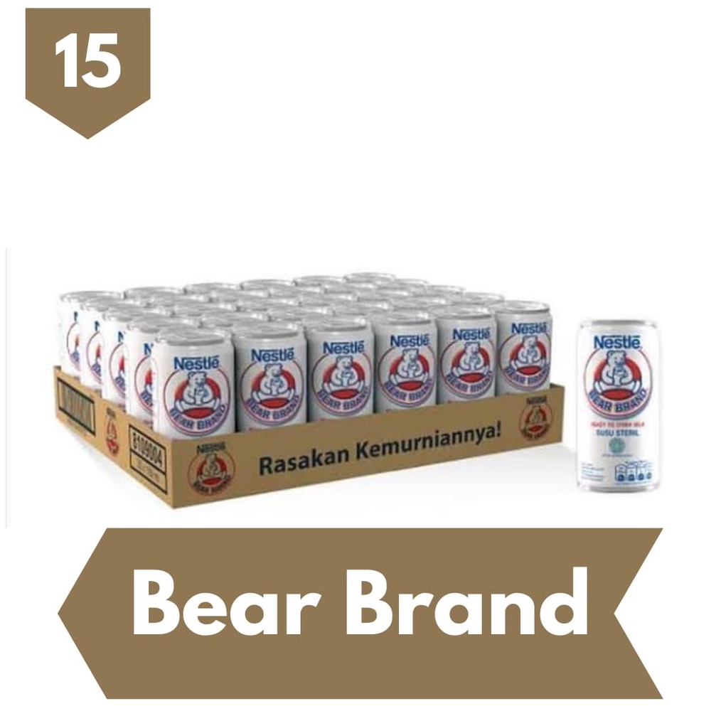 

Diskon Eksklusif Aplikasi Susu Beruang Bear Brand I Bear Brand 189ml I 12 karton isi 15 pcs