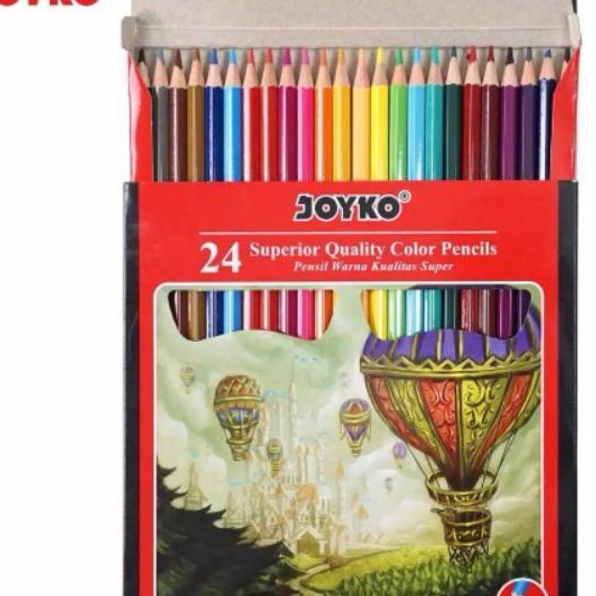 

Terbatas Pensil Warna 24Pcs Joyko24 Warna SetPanjang Color Pencil 1Set
