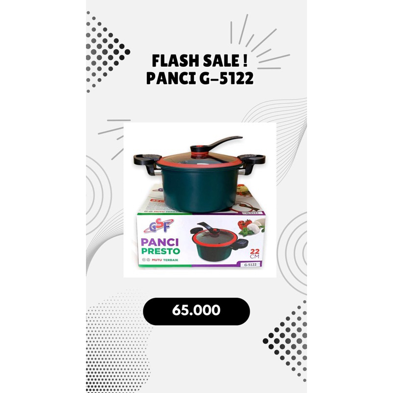 panci presto teflon gsf