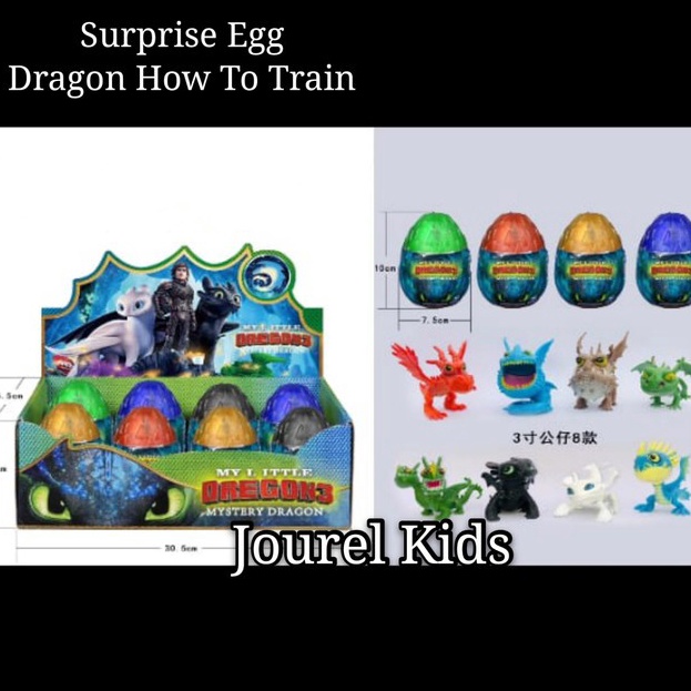 DISKON MENGEJUTKAN Mainan Mystery Egg How To Train Your Dragon Figure Naga Telur Surprise