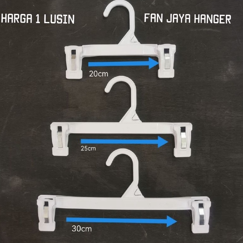Tren Kekinian Hanger Jepit Celana Kerudung rok baju Dewasa jepit celana putih