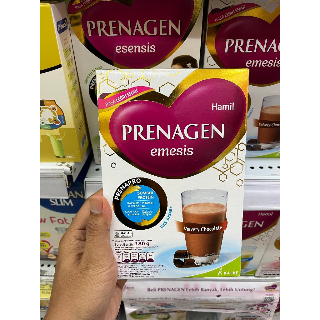 Prenagen Emesis Kemasan 180gr Rasa Velvety Chocolate l Susu Hamil Muda Prenagen l Susu Hamil Emesis