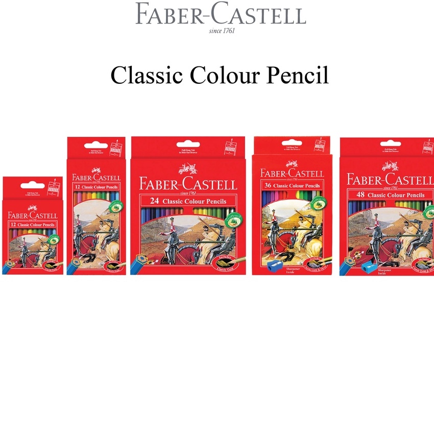 

Hemat FaberCastell Pensil Warna Color Pencils Classic Color